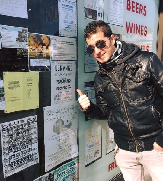 Good to see they still put gig posters up around town in Hitchin. Can’t wait for this one! March 25t…