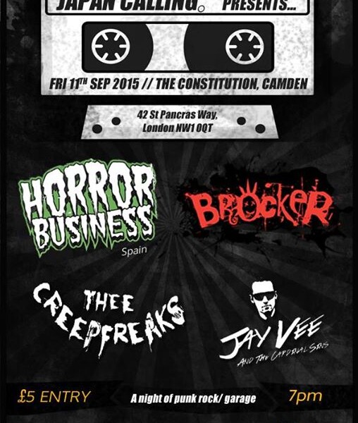 HOLA! Our next gig is on SEP 11th at The Constitution, Camden with a great band coming all the way f…