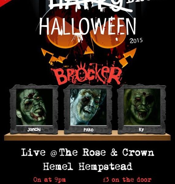 Happy drunk Halloween zombies! Tonight we’re back at the The Rose & Crown, Hemel Hempstead! Sick lin…