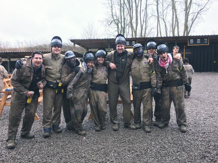 A little bit of paintball with our mate Eoin on his 30th birthday before we head to Welwyn and smash…