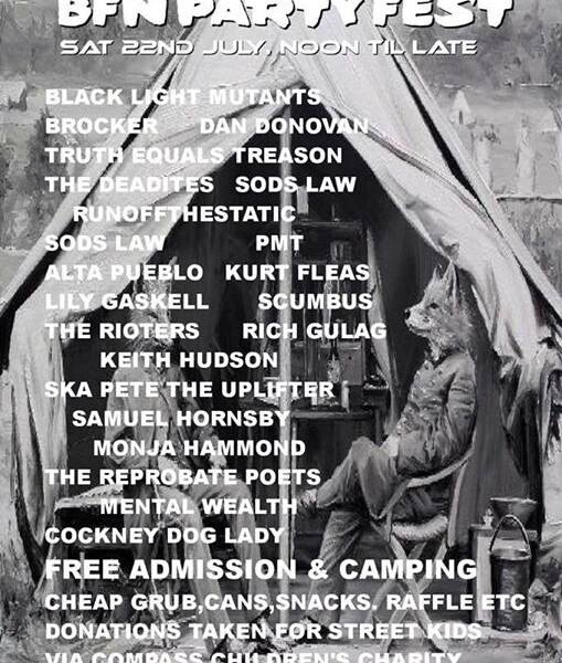 Playing and camping for this very DIY punk fest in this amazing weather, why not? All money goes tow…