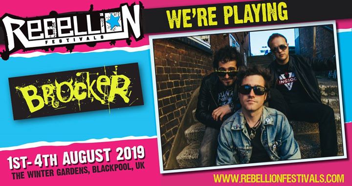 REBELLION! Can’t wait for our debut at Rebellion Punk Music Festival in August. It’s a pleasure to b…