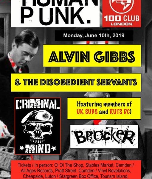 TONIGHT! Our The 100 Club debut! Only a few tickets left! Doors 7.30pm – we’re on first. Cheers! x